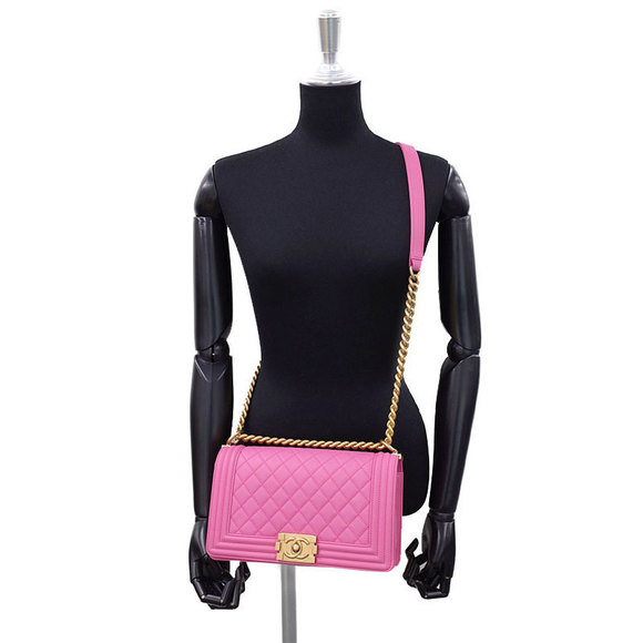 Chanel Chain Shoulder Bag Pink - Picture 9 of 9